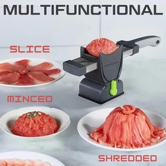 Meat Slicer, Cleaver Can Chop, Slice, Shred, 17 in 1 Stainless Steel Cleaver Kit