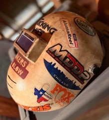 fiber metal welding hood