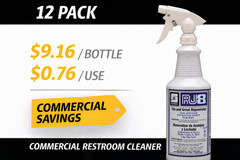 Spartan RJ8 Bathroom Cleaner Mint 1 Qt Spray Bottles 12 Pack 711003