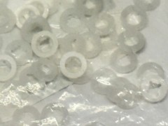 Essentra 16FWRT008062 Retaining Washer For #8 Screw Natural Nylon PKG OF 100