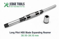 H13 Long Pilot HSS Blade Expanding Hand Reamer 30.16–34.10 mm Kingpin Reamer