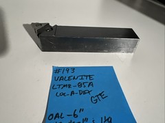 valenite LTMR-85A Indexi Carbide Lathe Toolholder 6”OAL 1-1.25 Shank Turn Thread