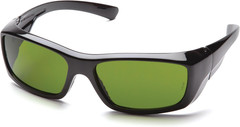 Safety Shade 3.0 Safety Glasses, Scratch-Resistant, Black Frame, 3.0 Ir Filte…