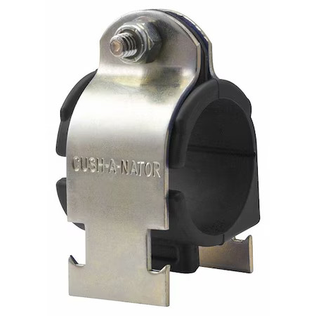 Cush-A-Nator Cn26 Vibration-Dampening Strut Clamp Standard, 1-5/8 In Tube,