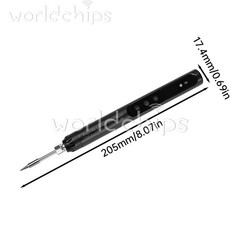 Portable Digital USB Smart Temperature Adjustable Soldering Iron 800mAh Battery