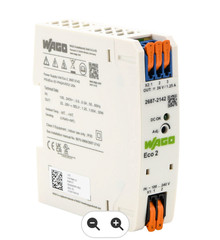 WAGO 2687-2142 Eco2 24VDC 30W 120/240VAC DIN Rail Power Supply