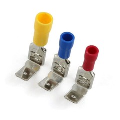 100/50pcs Piggy Back Insulated Spade Terminals 22-10AWG Wire Crimp Connectors