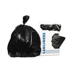 RJ Schinner Co Heritage Heavy Duty Trash Bag, Black, 45 gallon Capacity (125/CS)
