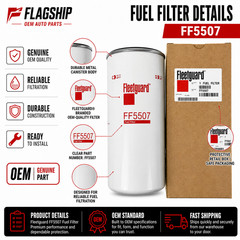 FF5507 FLEETGUARD FUEL FILTER (PACK OF 3)