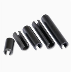 200pcs M.1.5~M16 65Mn Opening Spring Pins Carbon Steel Hollow Round Dowel Axle