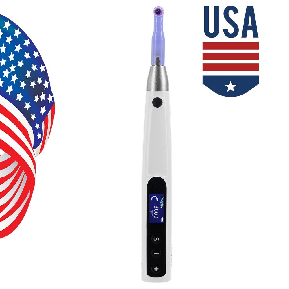 AZDENT Dental Cordless Electric Hygiene Prophy Polishing Handpiece 360° Swivel