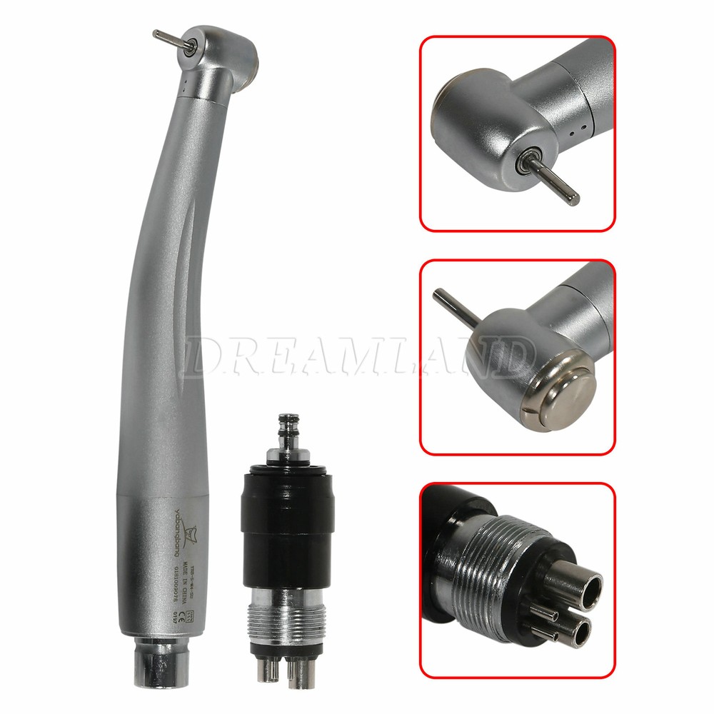 NSK/KAV Style Dental High Speed Handpiece with 4 Hole Quick Coupler 360° Swivel