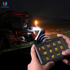 4/6/8/12 Gang Wireless Switch Panel LED Touch Switch Remote Control Circuit Box