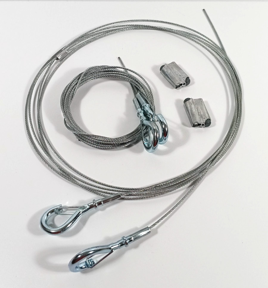 2 Gripple Wire Suspension Kit Cable Gripper Hanging Adjustable Steel 10.5′ feet