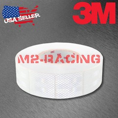 3M Diamond Grade White Conspicuity Tape 2″ x 2″ CE Approved Reflective Safety