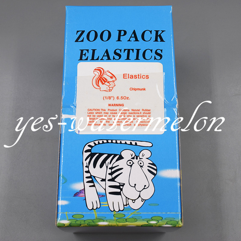 5000 Pcs Dental Orthodontic Zoo Pack 1/8″ 6.5Oz Elastic Rubber Band for Braces