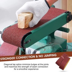 20PCS Sanding Belt 40 60 80 120 150 240 400 Grit Belts Sander Sandpaper 3×21 In