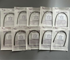 10Pcs/Pack Dental Orthodontic Arch Wire Super Elastic Niti Round Natural Form