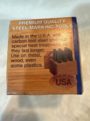 Young Bros Permanent Reusable Steel Stamps 1/8” 0-9