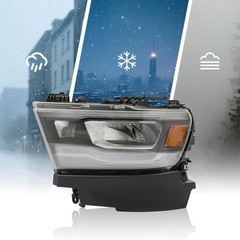 For 2019-2024 RAM 1500 Rebel Laramie LED DRL Headlight Left Driver Side