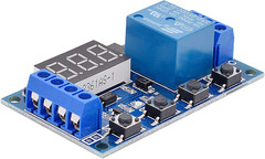 [2 Pack] DC 6-30V Timer Relay Programmable Delay Relay Module Cycle Timer with L