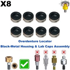 US Dental Overdenture Implant Strong Retention Caps For Locator Abutment Inserts