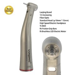 Dental Titanium Electric Handpiece LED 1:5 Contra Angle High Speed NSK X95L Z95L