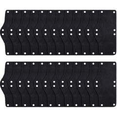 24PCS Hard Hat Accessories Terry Cloth Hard Hat Sweatband Reusable Snap on Sweat