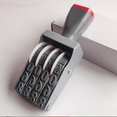 Numbering Stamp Rubber 4 digits Symbol Digit Number for Document Stationery