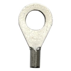(200) Non-Insulated 22-18 Gauge 1/4″ Ring Terminal Uninsulated Wire Connector