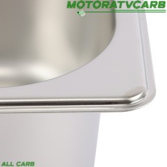 ALL-CARB 2 Stainless Steam Hotel Pans With Lids 1/2 Size 6″ Deep Thickened