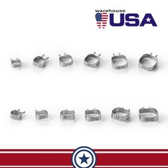 AZDENT Dental Ortho Bands w+ Buccal Tube 1st Molar Roth MBT 022″/Kids Space Kit