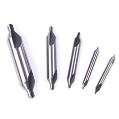 5Pc HSS Center Drill Bit 60 Degree Combined Countersink Spotting Drill Bits Set