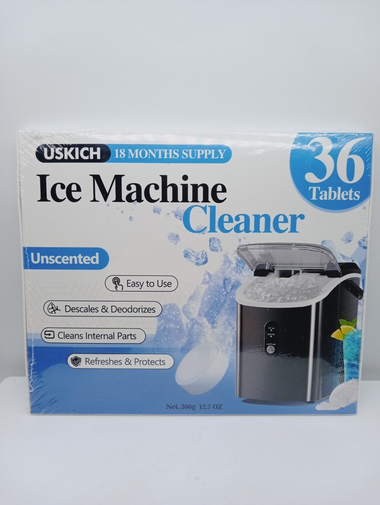 All-in-One Ice Maker Cleaning Tablets, 36 Pack – Easy, Effective Maintenance
