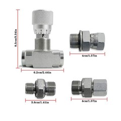Flow Control Bidirectional Hydraulic Restrictor Valve STB-G3/8 W /L08 ConnectoyT