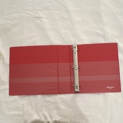 Office Depot Heavyweight Easy-Open PVC Free 2in Round Ring Binder, Red 565