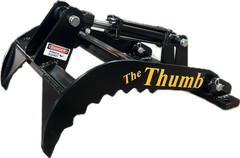 Thumb Grapple. Universal add on grapple attachment for tractors and skid steers