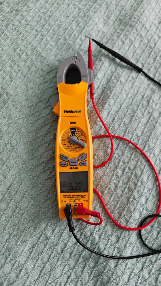 Fieldpiece SC680 Power Clamp Meter wireless bluetooth joblink