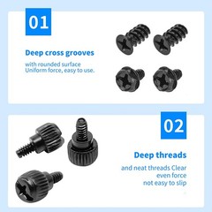 420pcs Computer Screws, Motherboard Standoffs and Screws Kit, Motherboard