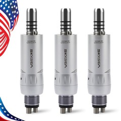 3 PCS Dental Low Speed Handpiece E-type Air Motor 4Hole Internal Spray fit KAVO