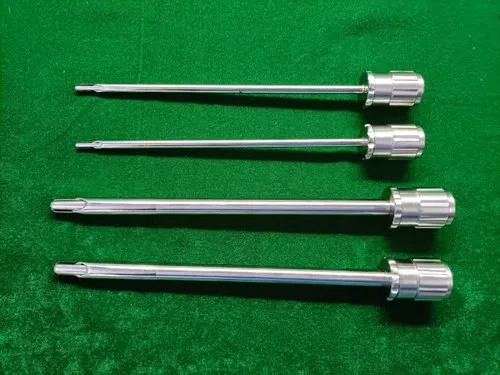 4pc Laparoscopic Safety Trocar Blunt Tip For Surgical SS Instruments CE Approved