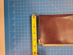 Vintage Cambridge Mead 33072 Business Card Organizer Book Holder Wallet Brown