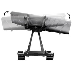 Adjustable 60″-72″ Width Snow Plow Blade For ATV UTV Switchblade Plow