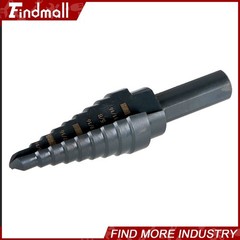Findmall 5 Pack Oxide M2 Multiple Hole 50 Sizes 1/8- 1-3/8″ HSS Step Drill Bit