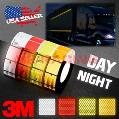 3M Diamond Grade Neon Yellow Conspicuity Tape 2″ x 2″ CE Approved Reflective