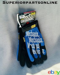*NEW* Mechanix Wear MG-03-010 LARGE Original BLUE Mechanics Work Gloves