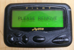 Apollo Pilot AL-A26 Alphanumeric Pager VHF 162-174 MHz POCSAG Clinical repl. 990