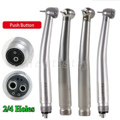 Dental (LED Optic E-generator) Denshine Handpiece High Speed Turbine 2/4Hole USA