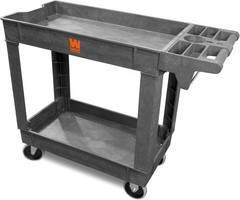Industrial Utility Service Cart 500 lb Capacity W/ 40×17 Inch Extra Large Size