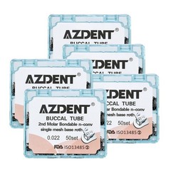 US Dental Tubo Bucal de Ortodoncia 1er Molar Unir MBT 022 No Convertible AZDENT